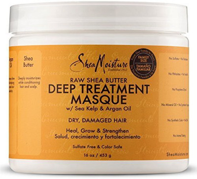 

Shea Moisture Raw Shea Butter Deep Treatment Masque | Family Size | 16 Oz.(473.18 ml)