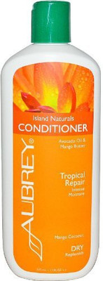 

Aubrey Organics Island Naturals Conditioner * Rich Mango & Organic Shea Butter Avocado Oil & Coconut Milk * Tropical Repair For Dry Hair - Nsf Certified Organic - 11Oz(325.31 ml)