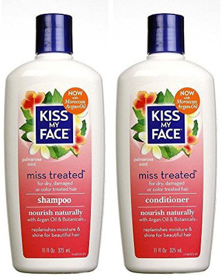 

Kiss My Face All Natural Organic Miss Treated Shampoo And Conditioner For All Hair Types 11 Fl. Oz. Each(325.31 ml)