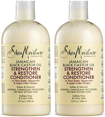 

Shea Moisture Jamaican Black Castor Oil Strengthen & Restore Conditioner | Pack Of 2 | 13 Oz Each(384.46 ml)