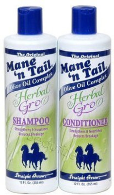 

Mane n Tail Straight Arrow Herbal Gro Shampoo 12Oz & Conditioner 12Oz Combo Set(354.88 ml)