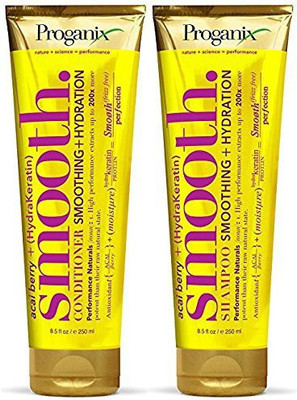 

Proganix Hydrakeratin Smooth Conditioner And Shampoo Acai Berry 8.5 Ounce(251.38 ml)