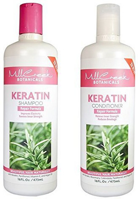 

Mill Creek Botanicals Keratin Shampoo And Conditioner Bundle(473 ml)