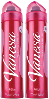 

VANESA PETAL Deodorant Spray - For Women(300 ml, Pack of 2)
