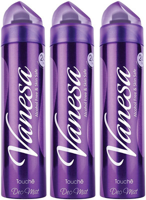 

VANESA TOUCHE Deodorant Spray - For Women(450 ml, Pack of 3)