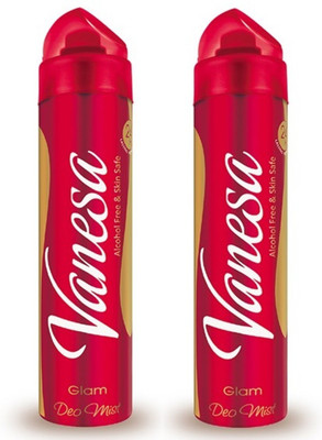 VANESA GLAM Deodorant Spray - For Women(300 ml, Pack of 2)