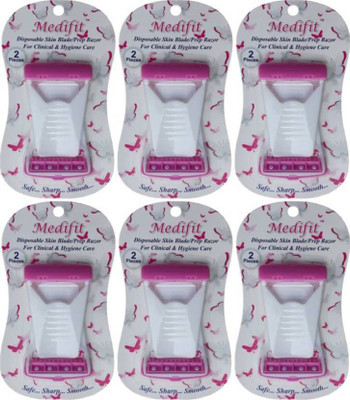 

Medifit women razor blade Disposable Razor(Pack of 6)