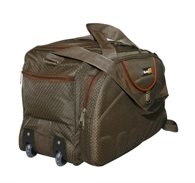 

niceline 35 inch/89 cm (Expandable) brwn0019 Duffel Strolley Bag(Green)