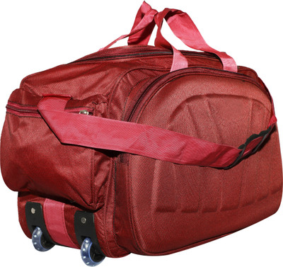 

Inte Enterprises (Expandable) red6999 Duffel Strolley Bag(Red)