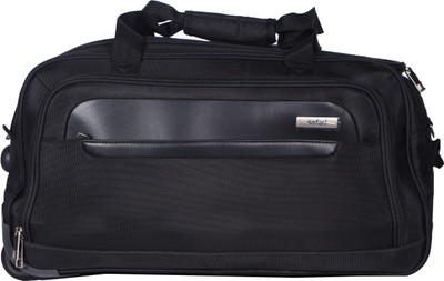 

Safari (Expandable) Parker Wheel On Duffle 55 cm (Black) Duffel Strolley Bag(Black)