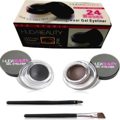 

Huda Beauty gel eyeliner with brush 6 g(black, white)
