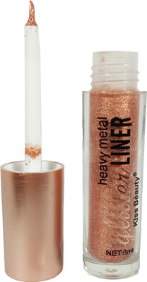 

Kiss Beauty Glitter Eyelinre Long Lasting( Peach) 8 g(Peach)