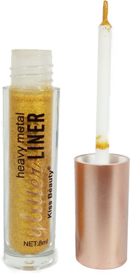 

Kiss Beauty Glitter Eyelinre Long Lasting( Gold) 8 g(Gold)