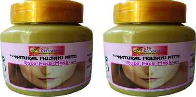 

CTS NITYANAND PURE NATURAL MULTANI MITTI ROSE FACE MASK / PACK OF 2(207 g)