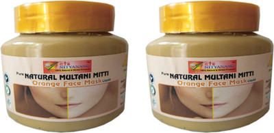 

CTS NITYANAND PURE NATURAL MULTANI MITTI OREANGE FACE MASK/PACK OF 2(205 g)