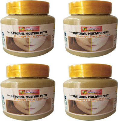 

CTS NITYANAND PURE NATURAL MULTANI MITTI OREANGE FACE MASK/PACK OF 4(210 g)