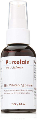 

Porcelain Skin Whitening Serum Hydroquinone Kojic Acid Glycolic Acid Vitamin C Licorice Mulberry Extract for Melasma(60 ml)