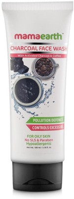 

Mamaearth Charcoal Natural Face Wash for oil control and pollution defence 100 ml - For Oily Skin - SLS & Paraben Free Face Wash(100 ml)