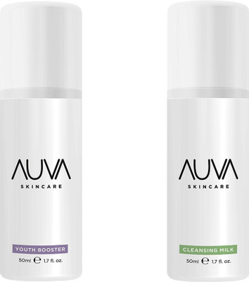 

AUVA Summer Skin Care Routine -Cleansing Milk & Youth Booster(Swiss Made)(100 ml)