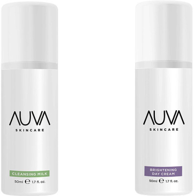 

AUVA Skincare Routine for Summer -Swiss Cleansing Milk & Brightening Day Cream(100 ml)