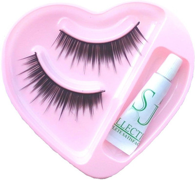 

SJ COLLECTION Natural Black False Eyelashes ( 1 Pack )(Pack of 1)