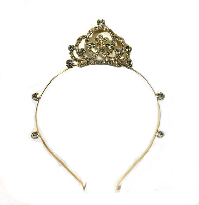 

New Arihant Traders New Arihant Traders- Princes Crown/Head band with stone for Girls/Kids Head Band(Gold)