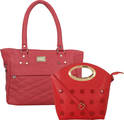 

Element Cart Hand-held Bag(Pink, Red)