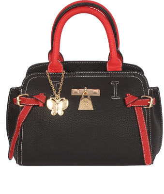 

Butterflies Hand-held Bag(Black, Red)