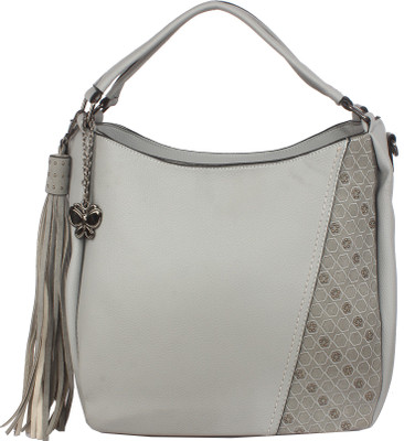 

Butterflies Hand-held Bag(Grey)
