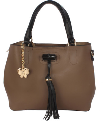 

Butterflies Hand-held Bag(Brown)