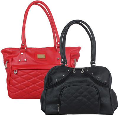 

Fillin Cart Hand-held Bag(Black, Red)