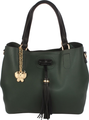 

Butterflies Hand-held Bag(Green)