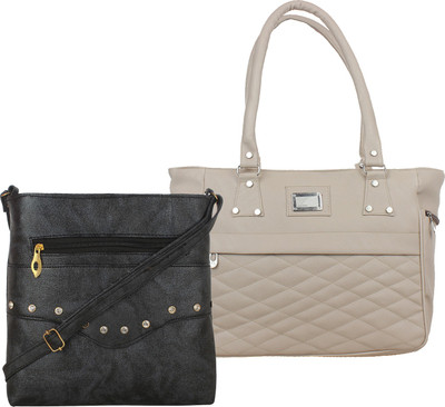 

Fillin Cart Sling Bag(Grey, Black), Black;grey