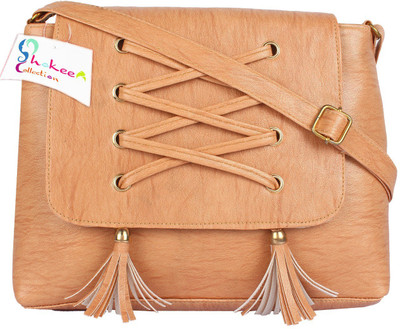 

Shokeen Collection Sling Bag(Brown)