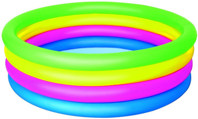 

RV PROSHOP " Bestway 1.57mx H46cm /62"" x H18"" Summer Set Pool (Multicolor)" Inflatable Pool(Multicolor)