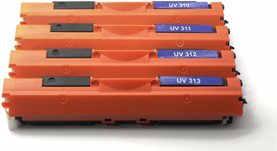 

UV 126A CB310/CB350-CB311/CB351-CB312/CB352-CB313/CB353 TONER CARTRIDCE COMBO COMPATIBLE FOR HP 126A USED IN LASERJET PRO CP1025, 1025, CP 1025NW, M175a, M175nw, M275MFP, M176 MFP, M177fw MFP Multi Color Ink Toner(Black)