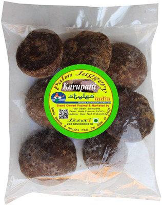 

Stylesindia Organic Sugar Panam Karuppatti Palm Jaggery(500 g)