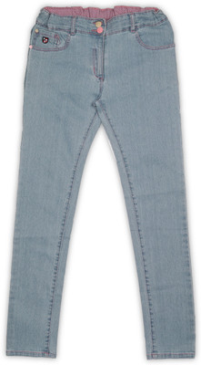 

US Polo Kids Skinny Girls Blue Jeans, Lt. blue