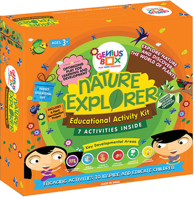 

Genius Box Learning and Educational Toys for Children: Nature Explorer Activity Kit / Educational Kit /Learning Toy / STEM(Multicolor)