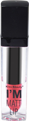 

Kiss Beauty I'M Matte Liquid Lipgloss Lipstick 7575A-01(7 ml, Chestnut)