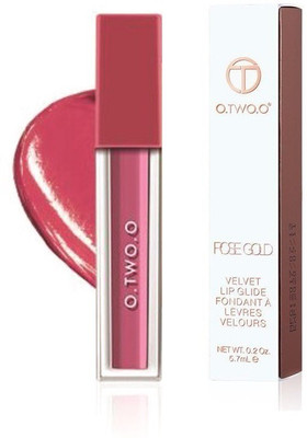 

O.TWO.O 9115 : Velvet Lips Glide Lipstick - Waterproof, Non-Stick, Soft Texture Velvet Matte, Highly Saturated, Highly Pigmented, Velvet Lip Gloss(9115A08)