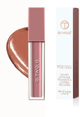 

O.TWO.O 9115 : Velvet Lips Glide Lipstick - Waterproof, Non-Stick, Soft Texture Velvet Matte, Highly Saturated, Highly Pigmented, Velvet Lip Gloss(9115A09, 5.7 ml)