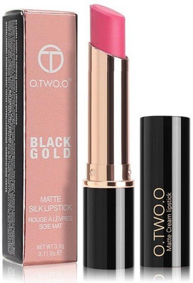 

O.TWO.O N6032 : Black Gold Matte Silk Lipstick - Long-Wearing, Full-Coverage Finish; Intensely Rich, Vivid Shade, Non Drying Matte, Soft Velvet Matte Finish Lipstick(N6032A09)