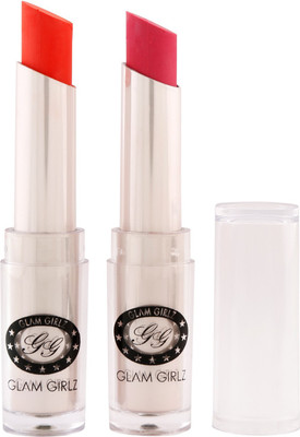 

Glam Girlz Matte Lipstick-Combo(16&31)(tangerine, rose pink)