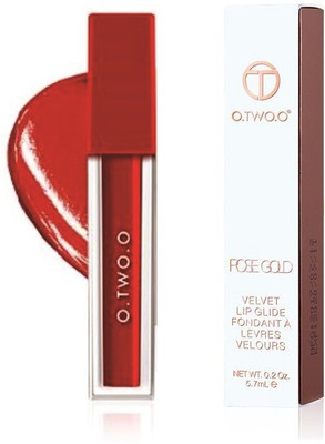 

O.TWO.O 9115 : Velvet Lips Glide Lipstick - Waterproof, Non-Stick, Soft Texture Velvet Matte, Highly Saturated, Highly Pigmented, Velvet Lip Gloss(9115A01)