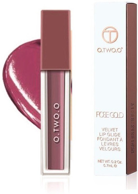 

O.TWO.O 9115 : Velvet Lips Glide Lipstick - Waterproof, Non-Stick, Soft Texture Velvet Matte, Highly Saturated, Highly Pigmented, Velvet Lip Gloss(9115A05, 5.7 ml)