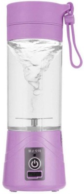 

Bincy Portable and Rechargeable Battery Juice Blender 01 Purple Mixer Juicer Jar(380 ml)