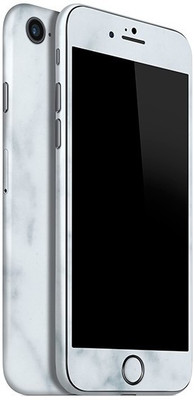 Orgic India Apple iPhone 8 Mobile Skin(White Marble)