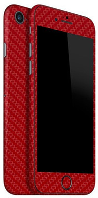 Orgic India Apple iPhone 8 Mobile Skin(Carbon Red)
