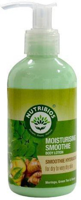 

Nutribios Moisturising Smoothie (Body Lotion) with Moringa, Green Tea & Ginger(200 ml)